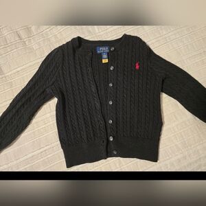 Polo by Ralph Lauren Black Knit Cardigan